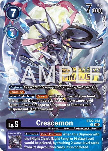 Crescemon &mdash; Digimon Card Game card