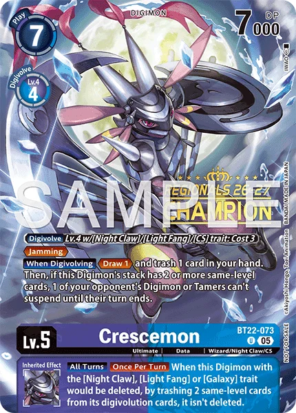 Crescemon &mdash; Digimon Card Game card