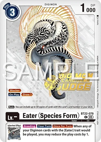 Eater (Species Form) &mdash; Digimon Card Game card