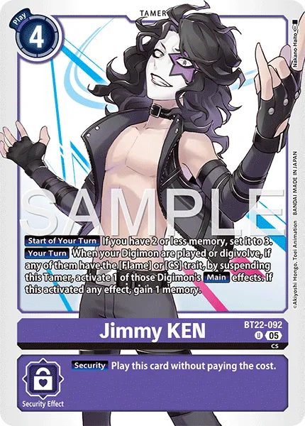 Jimmy KEN &mdash; Digimon Card Game card