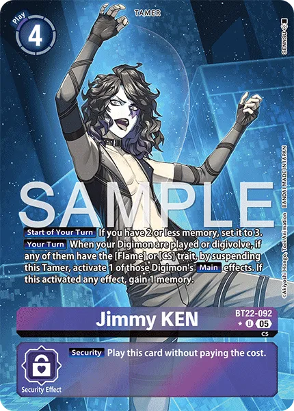 Jimmy KEN &mdash; Digimon Card Game card