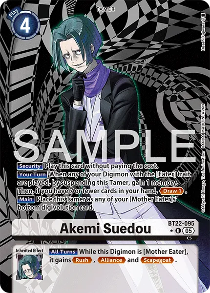 Akemi Suedou &mdash; Digimon Card Game card
