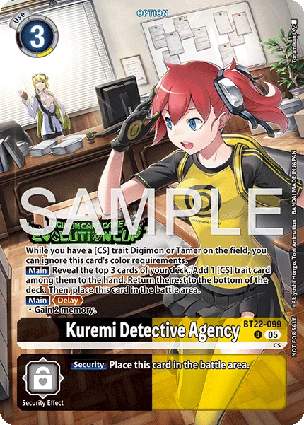 Kuremi Detective Agency &mdash; Digimon Card Game card