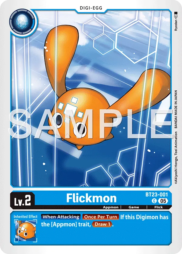 Flickmon &mdash; Digimon Card Game card