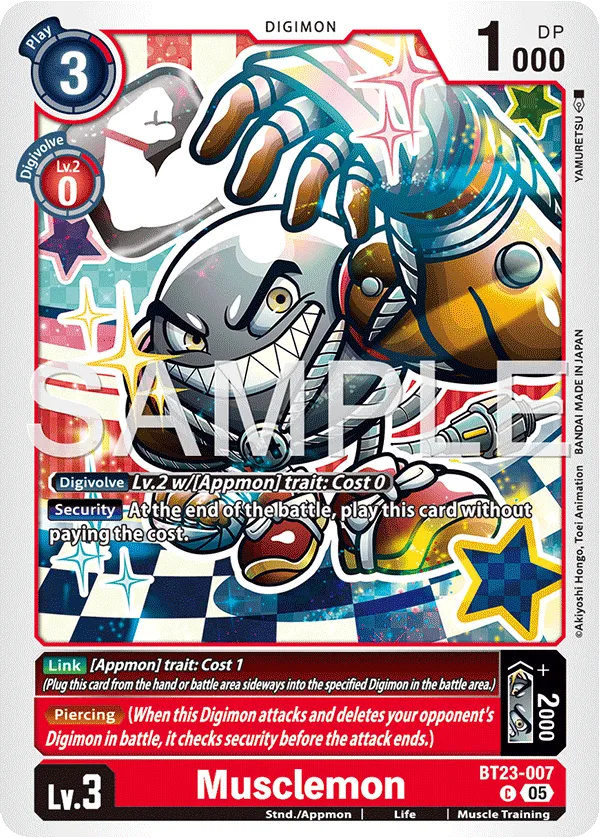 Musclemon &mdash; Digimon Card Game card