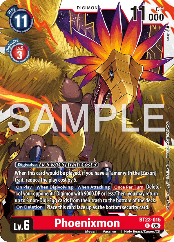 Phoenixmon &mdash; Digimon Card Game card