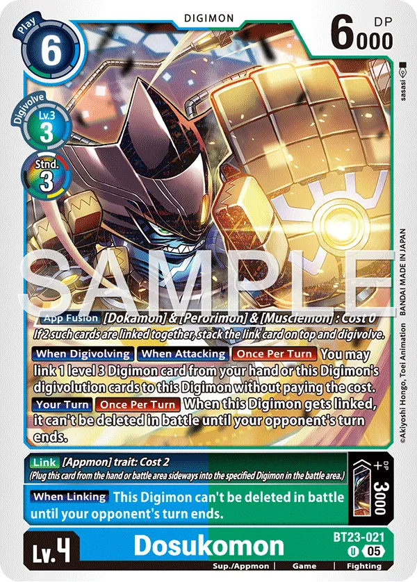 Dosukomon &mdash; Digimon Card Game card