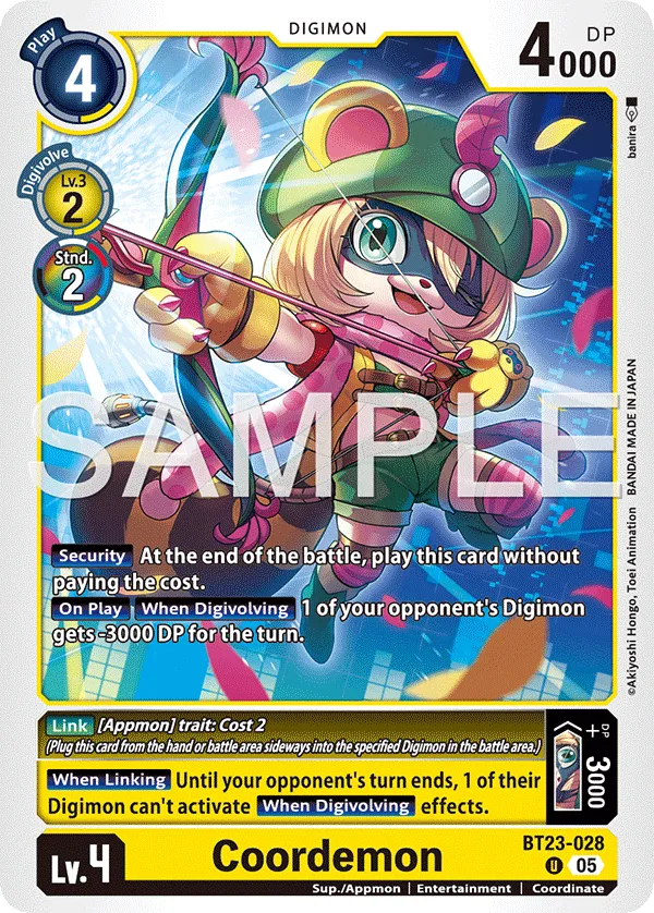 Coordemon &mdash; Digimon Card Game card