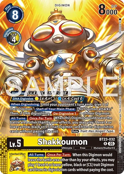 Shakkoumon &mdash; Digimon Card Game card