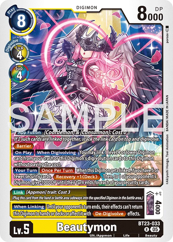 Beautymon &mdash; Digimon Card Game card