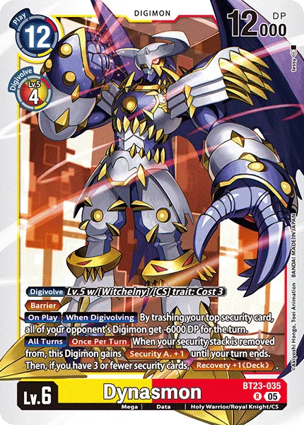 Dynasmon &mdash; Digimon Card Game card