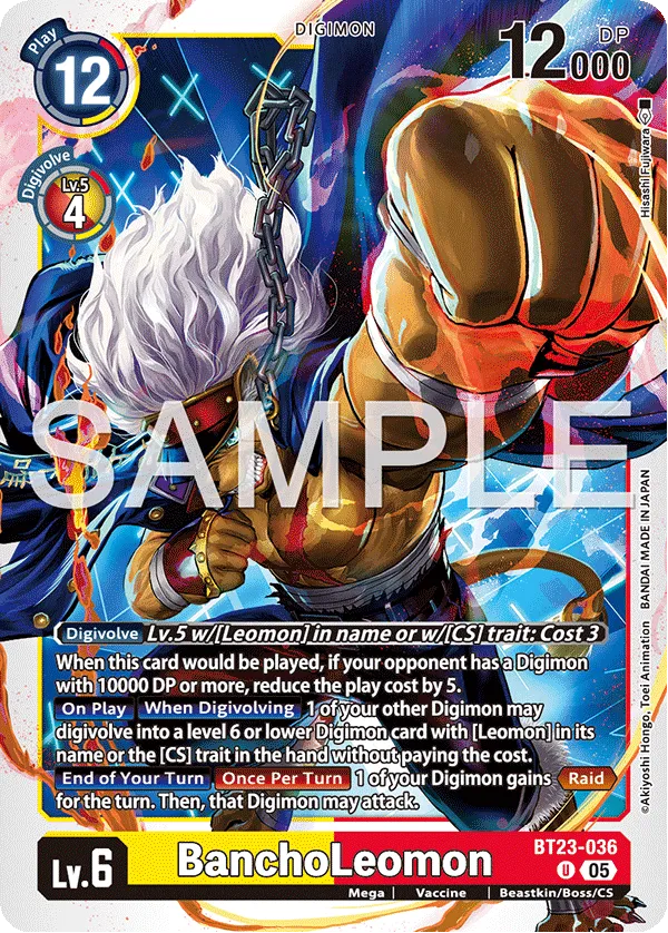 BanchoLeomon &mdash; Digimon Card Game card