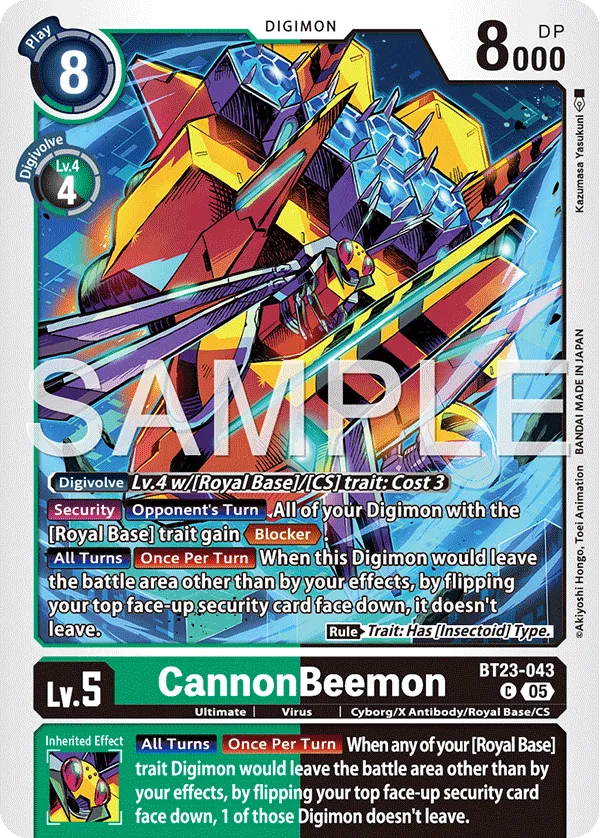 CannonBeemon &mdash; Digimon Card Game card