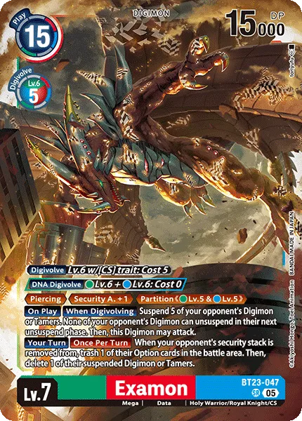 Examon &mdash; Digimon Card Game card