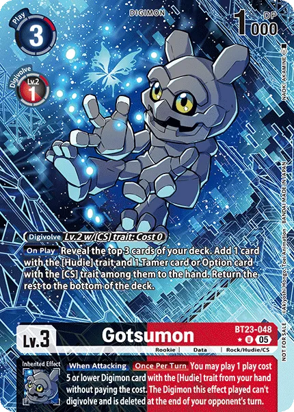 Gotsumon &mdash; Digimon Card Game card