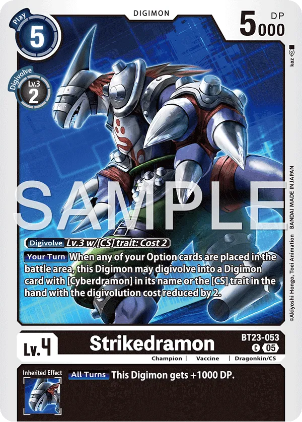 Strikedramon &mdash; Digimon Card Game card