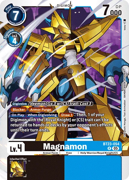 Magnamon &mdash; Digimon Card Game card