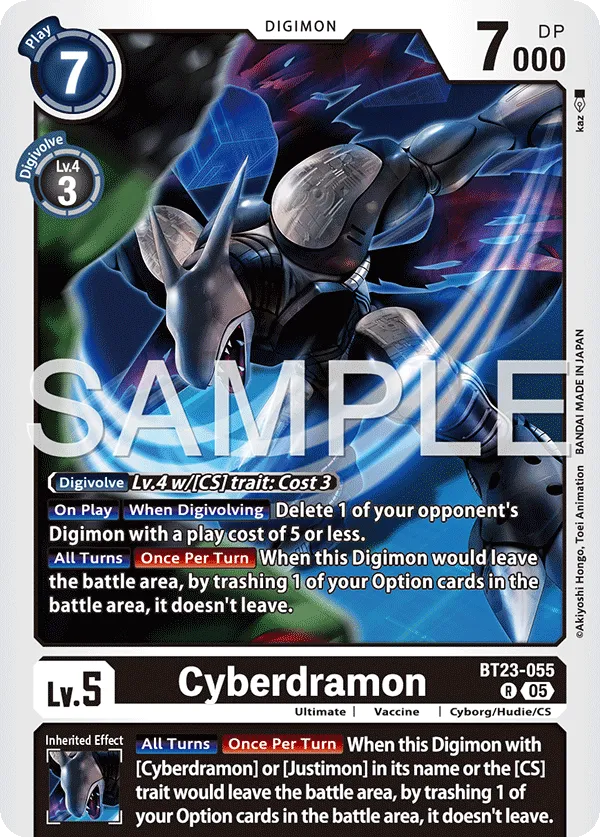 Cyberdramon &mdash; Digimon Card Game card