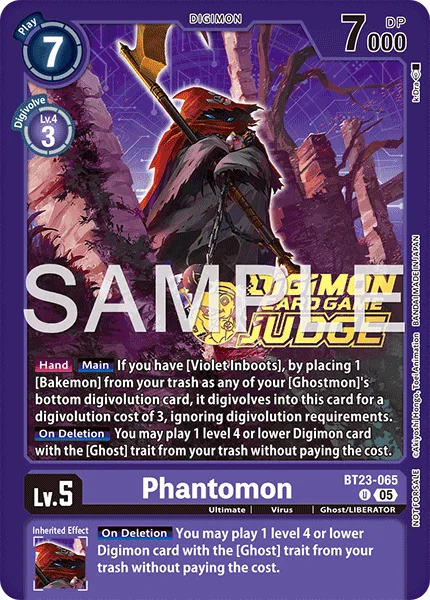 Phantomon &mdash; Digimon Card Game card