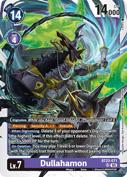 Dullahamon &mdash; Digimon Card Game card
