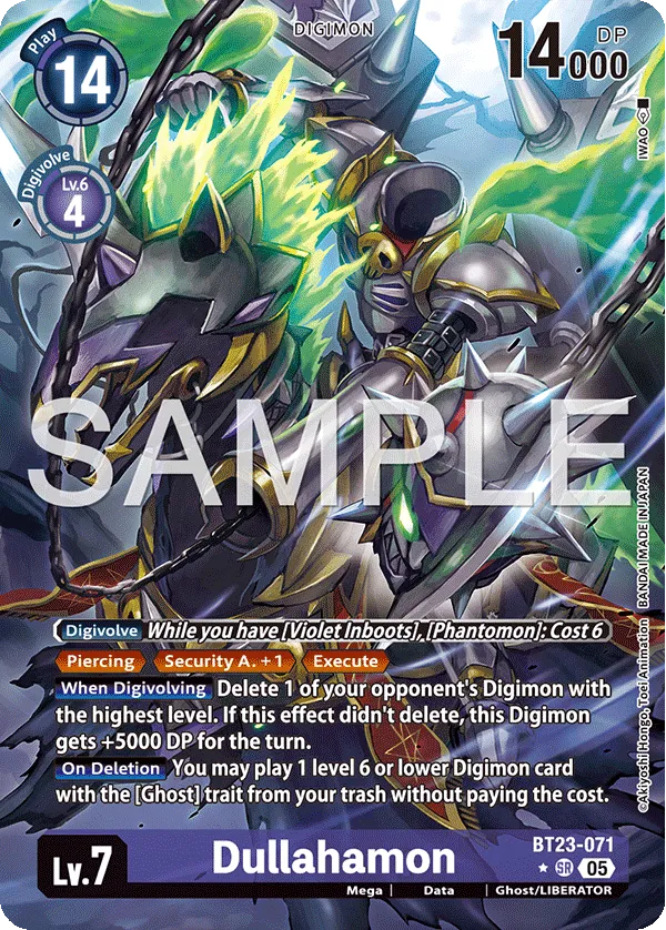 Dullahamon &mdash; Digimon Card Game card