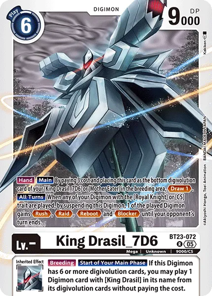 King Drasil_7D6 &mdash; Digimon Card Game card