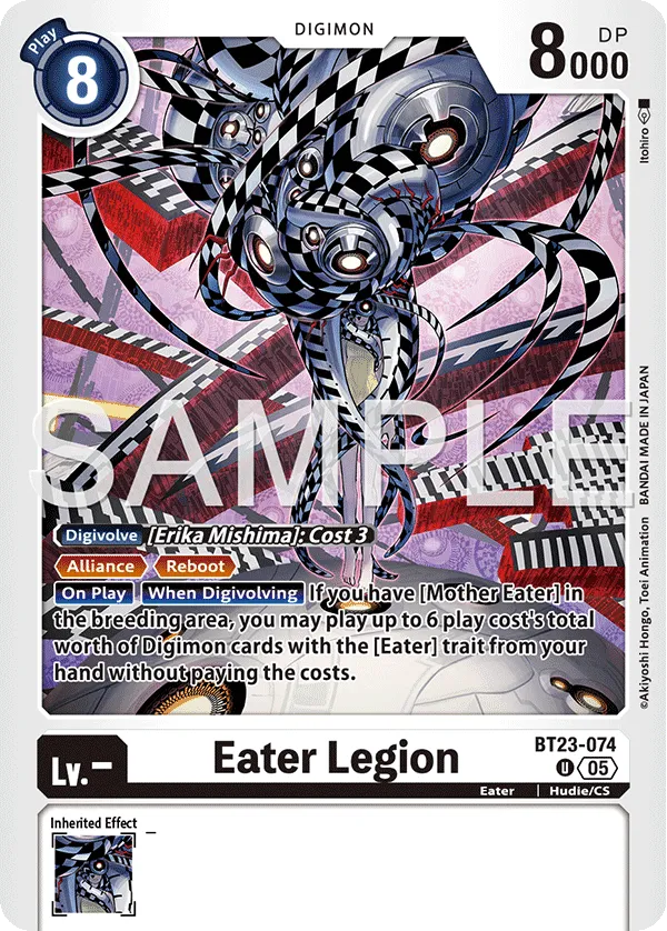 Eater Legion &mdash; Digimon Card Game card