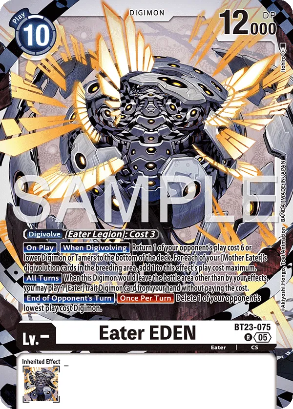Eater EDEN &mdash; Digimon Card Game card