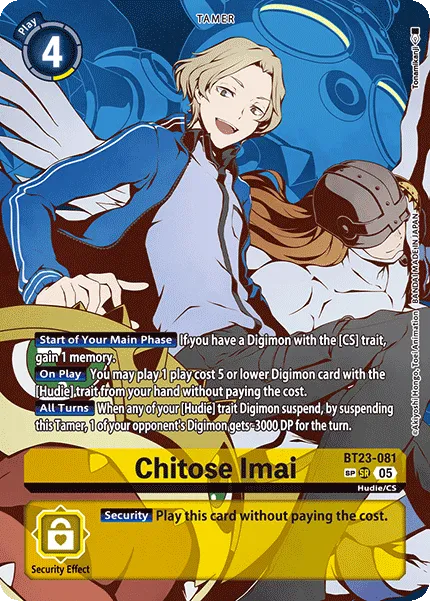 Chitose Imai &mdash; Digimon Card Game card