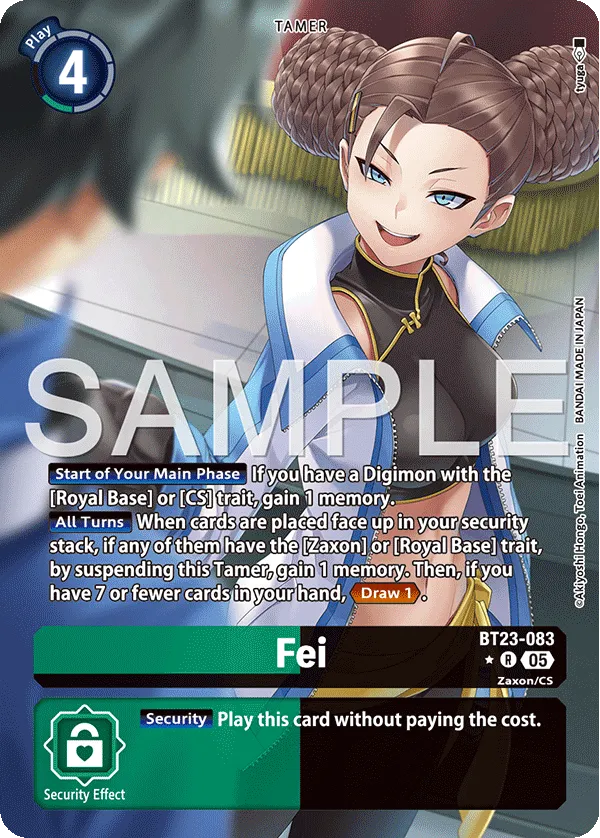 Fei &mdash; Digimon Card Game card