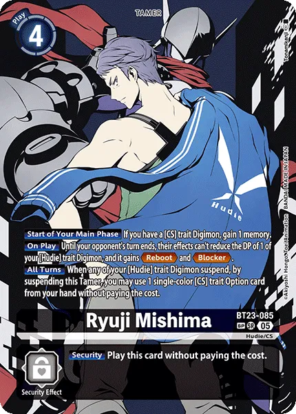 Ryuji Mishima &mdash; Digimon Card Game card