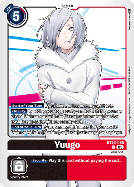 Yuugo &mdash; Digimon Card Game card