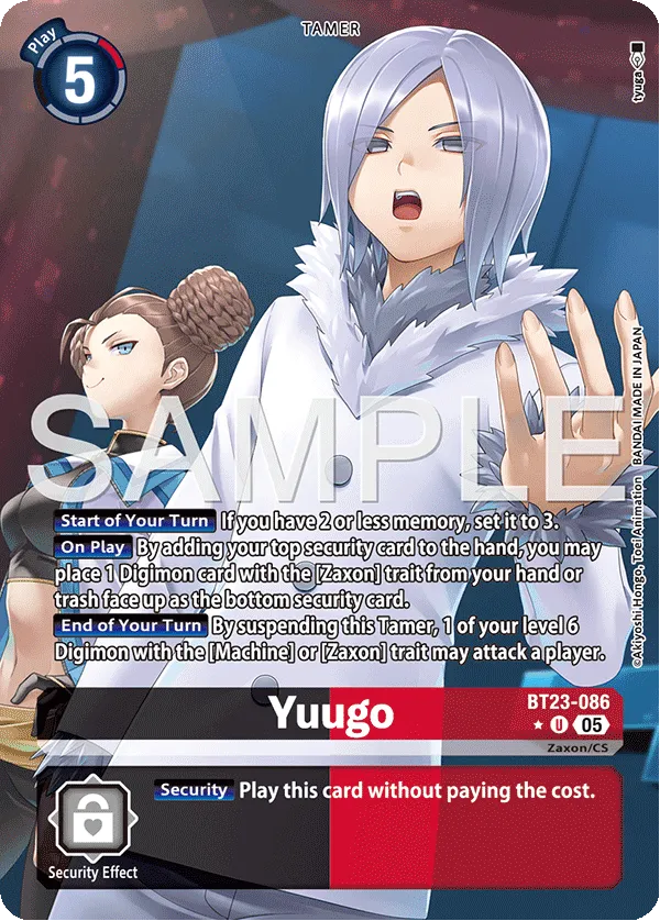 Yuugo &mdash; Digimon Card Game card