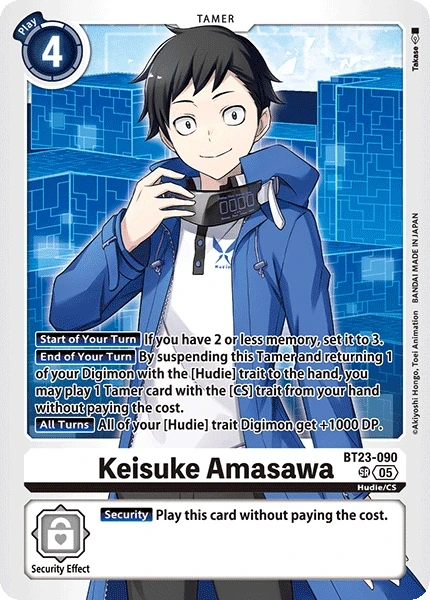 Keisuke Amasawa &mdash; Digimon Card Game card
