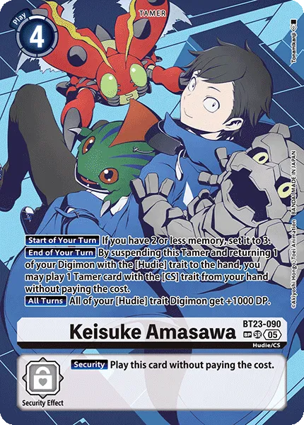 Keisuke Amasawa &mdash; Digimon Card Game card