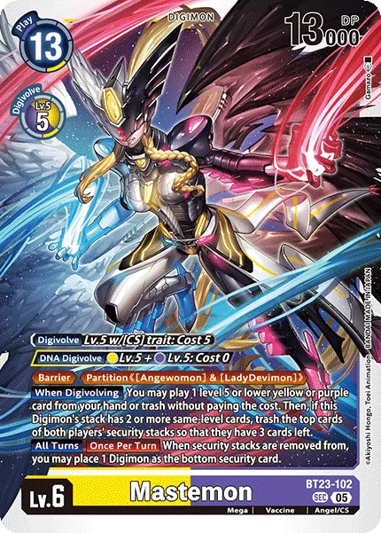 Mastemon &mdash; Digimon Card Game card