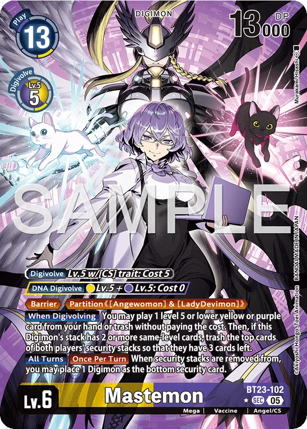 Mastemon &mdash; Digimon Card Game card