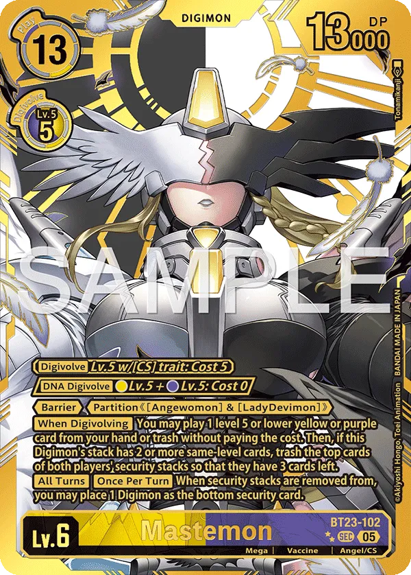 Mastemon &mdash; Digimon Card Game card