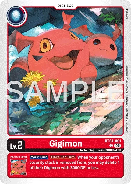 Gigimon &mdash; Digimon Card Game card