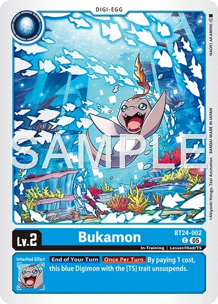 Bukamon &mdash; Digimon Card Game card