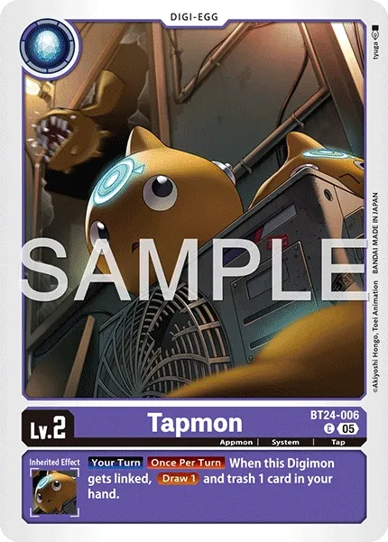 Tapmon &mdash; Digimon Card Game card