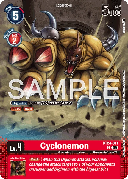 Cyclonemon &mdash; Digimon Card Game card