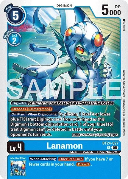 Lanamon &mdash; Digimon Card Game card