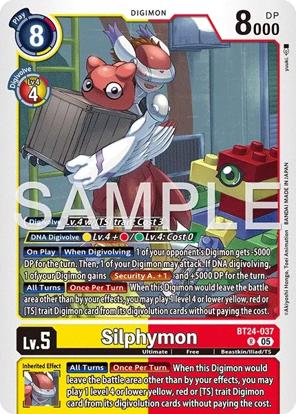 Silphymon &mdash; Digimon Card Game card