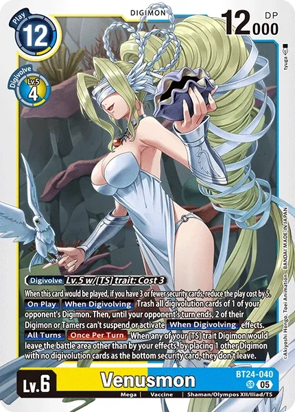 Venusmon &mdash; Digimon Card Game card
