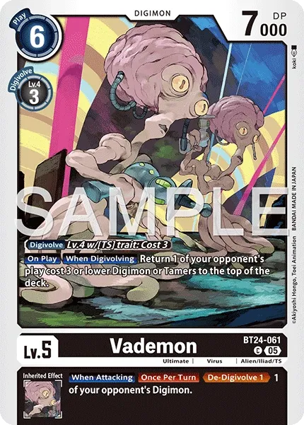 Vademon &mdash; Digimon Card Game card