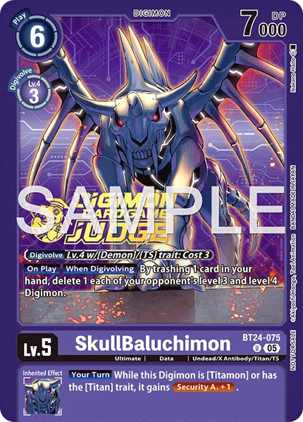 SkullBaluchimon &mdash; Digimon Card Game card