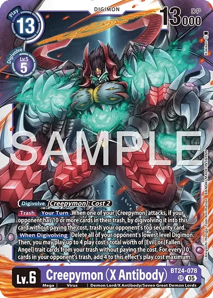 Creepymon (X Antibody) &mdash; Digimon Card Game card