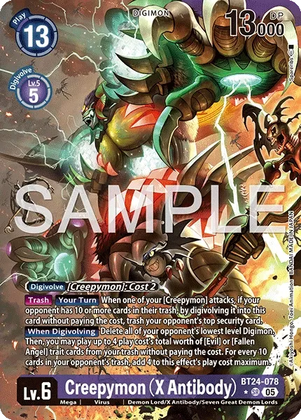 Creepymon (X Antibody) &mdash; Digimon Card Game card