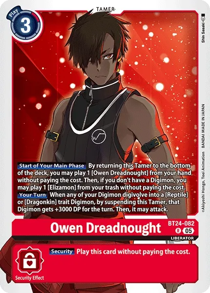 Owen Dreadnought &mdash; Digimon Card Game card